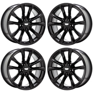 EXCHANGE 18" Cadillac CT4 Gloss Black Wheels Factory OEM Set 4859 96915