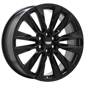 21" Cadillac XT6 Black wheels rims Factory OEM GM set 4851