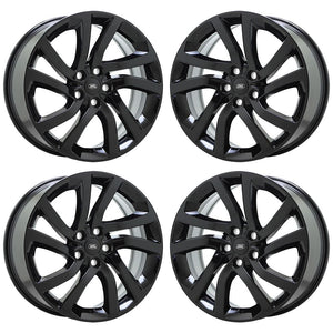 20" Land Rover Discovery Range Rover Black Wheels Rims Factory OEM Set 72288