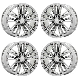 18" Cadillac CT4 ATS PVD Chrome wheels rims Factory OEM set 4862