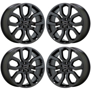 22" Land Range Rover Sport Black Wheels Rims Factory OEM Set 72247 - 2006-2021