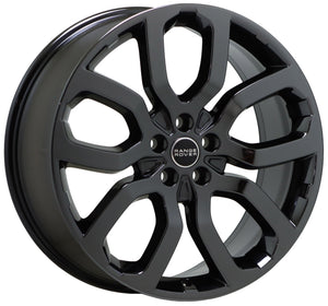 22" Land Range Rover Sport Gloss Black Wheels Rims Factory OEM 72247 EXCHANGE