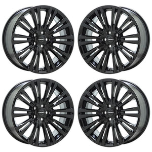 20" Chrysler 300 RWD Black Wheels Rims Factory OEM Set 2011-2021 - 2420