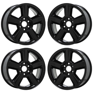 20" Silverado Tahoe Suburban Black wheels rims Factory OEM GM 5308 EXCHANGE