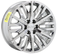 Load image into Gallery viewer, 22&quot; Chevrolet Silverado 1500 truck PVD Chrome wheels rims replica OEM 5921
