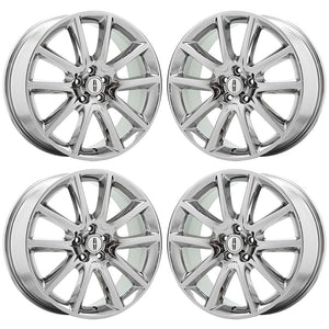 19" Lincoln MKZ PVD Chrome wheels rims Factory OEM set - 3953