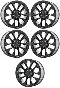 NEW 20" Jeep Wrangler Gladiator Black wheels rims Factory OEM set 5 9262