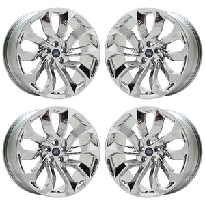 21" Lincoln Aviator PVD Chrome Wheels Rims Factory OEM Set 10239