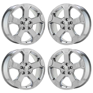 20" Jeep Grand Cherokee Chrome wheels rims Factory OEM set 9211