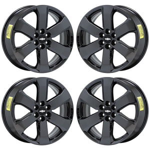 20" Chevrolet Traverse Black Chrome wheels rims Factory OEM 2018-2023 set 5845