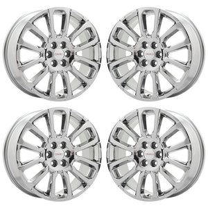 20" GMC Acadia PVD Chrome wheels rims Factory OEM set - 14003 EXCHANGE