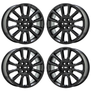 20" Chevrolet Traverse Blazer Black Wheels OEM Set 2020-2022 14003 EXCHANGE