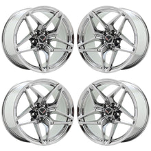 Load image into Gallery viewer, 19&quot; 20&quot; Corvette C7 ZR1 Z06 Grand Sport PVD Chrome wheels OEM set 5926 5930
