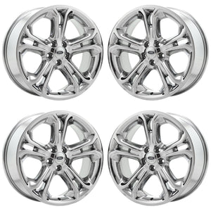 20" Ford Explorer PVD Chrome wheels rims Factory OEM set 4 3860