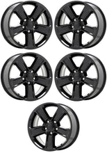 Load image into Gallery viewer, 18&quot; Jeep Wrangler Gladiator Black wheels rims Factory OEM set5 9221 EXCHANGE
