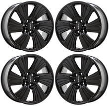 Load image into Gallery viewer, 22&quot; Lincoln Navigator Gloss Black Wheels Factory OEM Set 2006-2022 10176
