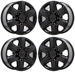 20" GMC Sierra 2500 3500 Black wheels rims Factory OEM set 5962