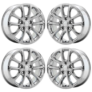 18" Jeep Grand Cherokee Dodge Durango Chrome wheels rims OEM set 4 9136