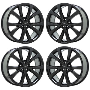 21" Ford Edge Black Wheels Factory OEM Set 2015 2016 2017 2018  10048 EXCHANGE