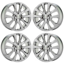 Load image into Gallery viewer, 20&quot; Jeep Grand Cherokee Dodge Durango PVD Chrome wheels rims OEM 9168 9157
