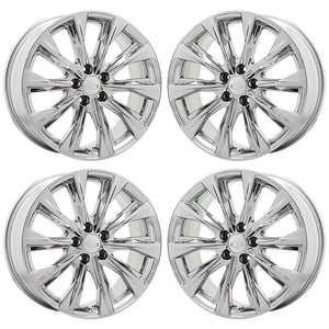 19" Cadillac CT4 PVD Chrome wheels rims Factory OEM 4863 4864 EXCHANGE