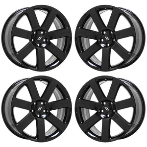 20" Chrysler 300 SRT Black wheels rim Factory OEM set 2438 EXCHANGE