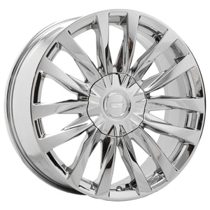 22" Cadillac Escalade Luxury Chrome wheels rims Factory OEM set 4873 EXCHANGE