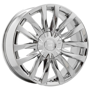 22" Cadillac Escalade Luxury PVD Chrome wheels rims Factory OEM set 4873