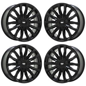 22" Cadillac Escalade Luxury Black wheels rims Factory OEM set 4873 EXCHANGE