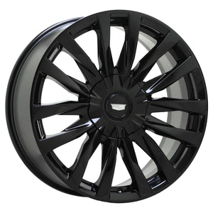 22" Cadillac Escalade Luxury Black wheels rims Factory OEM set 4873