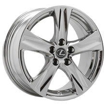 Load image into Gallery viewer, 18x8.5&quot; Lexus IS250 IS350 FRONT PVD Chrome Wheel Rim Factory Original OEM 74238
