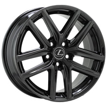 Load image into Gallery viewer, 18x8.5&quot; Lexus IS200 250 300 350 F-Sport Black Chrome wheel rim (Rear) OEM 74293
