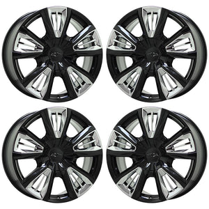 22" Silverado 1500 Suburban Tahoe 1500 Black wheels rims set 4 14046