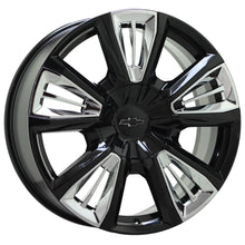 Load image into Gallery viewer, 22&quot; Silverado 1500 Suburban Tahoe 1500 Black wheels rims set 4 14046
