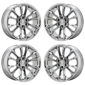 22" Jeep Wagoneer PVD Chrome wheels rims Factory OEM set 9298 EXCHANGE