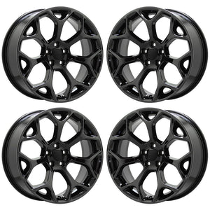 20" Chrysler 300 PVD Black Chrome wheels rims Factory OEM set 4 2539 EXCHANGE