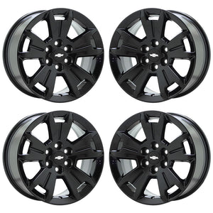 17" Chevrolet Colorado Z71 GMC Canyon Black wheels rims Factory OEM set 5672