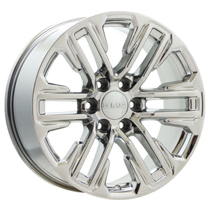 20" GMC Sierra Yukon 1500 PVD Chrome wheels rims Factory OEM 14024