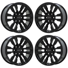 Load image into Gallery viewer, 20&quot; GMC Sierra Yukon 1500 Black wheels rims Factory OEM 14024 EXCHANGE
