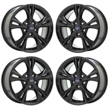 Load image into Gallery viewer, 16&quot; Ford Focus Gloss Black wheels rims Factory OEM set 3878 EXCHANGE
