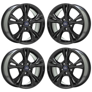 16" Ford Focus Gloss Black wheels rims Factory OEM set 3878 EXCHANGE