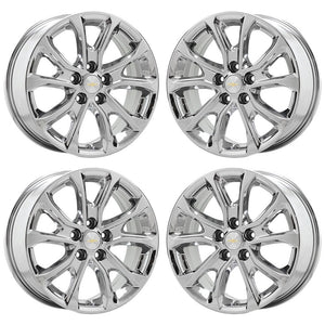 17" Chevrolet Equinox PVD Chrome wheels rims Factory OEM 2018 2019 2020 set 5829