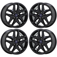 Load image into Gallery viewer, 17&quot; Ford Fusion Black wheels rims Factory OEM set 3957
