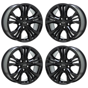 18" Chevrolet Impala Black wheels rims Factory OEM set 5710 5612 EXCHANGE