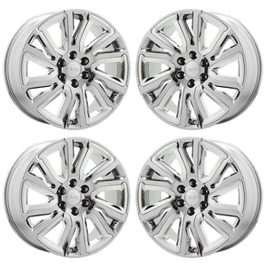 22" GMC Sierra Yukon PVD Chrome Wheels Replica set 5901R