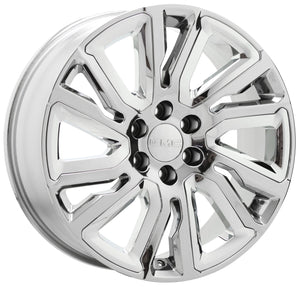 22" GMC Sierra Yukon PVD Chrome Wheels Replica set 5901R