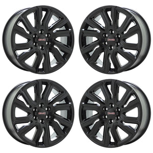 22" Chevrolet Silverado Tahoe Satin Black Wheels Replica set 5901R