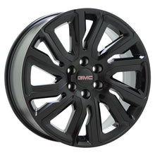 Load image into Gallery viewer, 22&quot; Chevrolet Silverado Tahoe Satin Black Wheels Replica set 5901R
