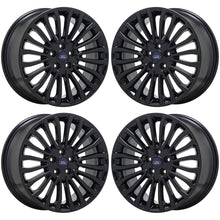 Load image into Gallery viewer, 18&quot; Ford Fusion Lincoln MKZ black wheels rims Factory OEM set 4 10121
