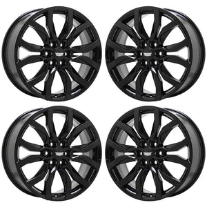 20" Cadillac XT5 XT6 Sport Black wheels rims Factory OEM set 4870 EXCHANGE